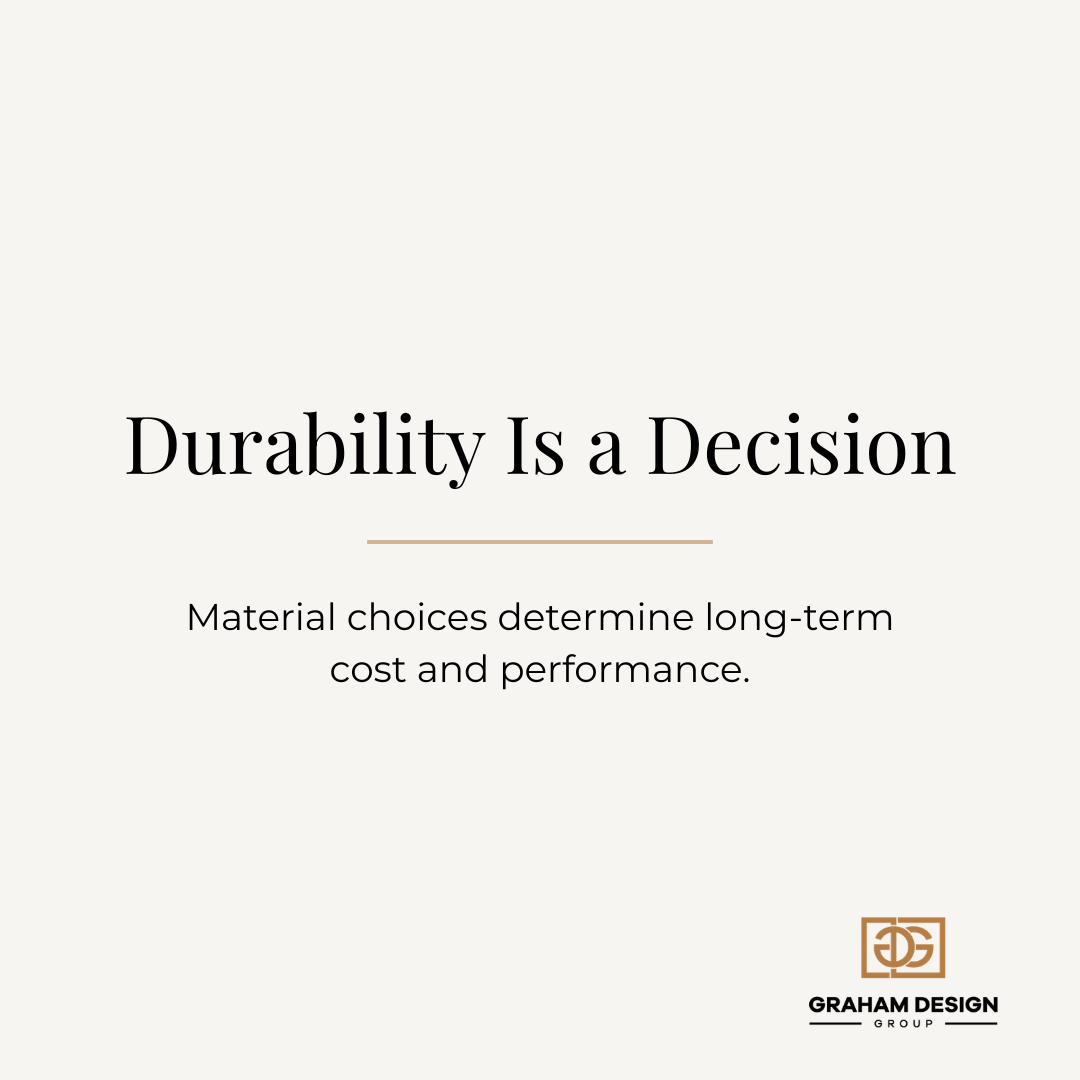 Graham Design Group point-of-view post: Durability Is a Decision